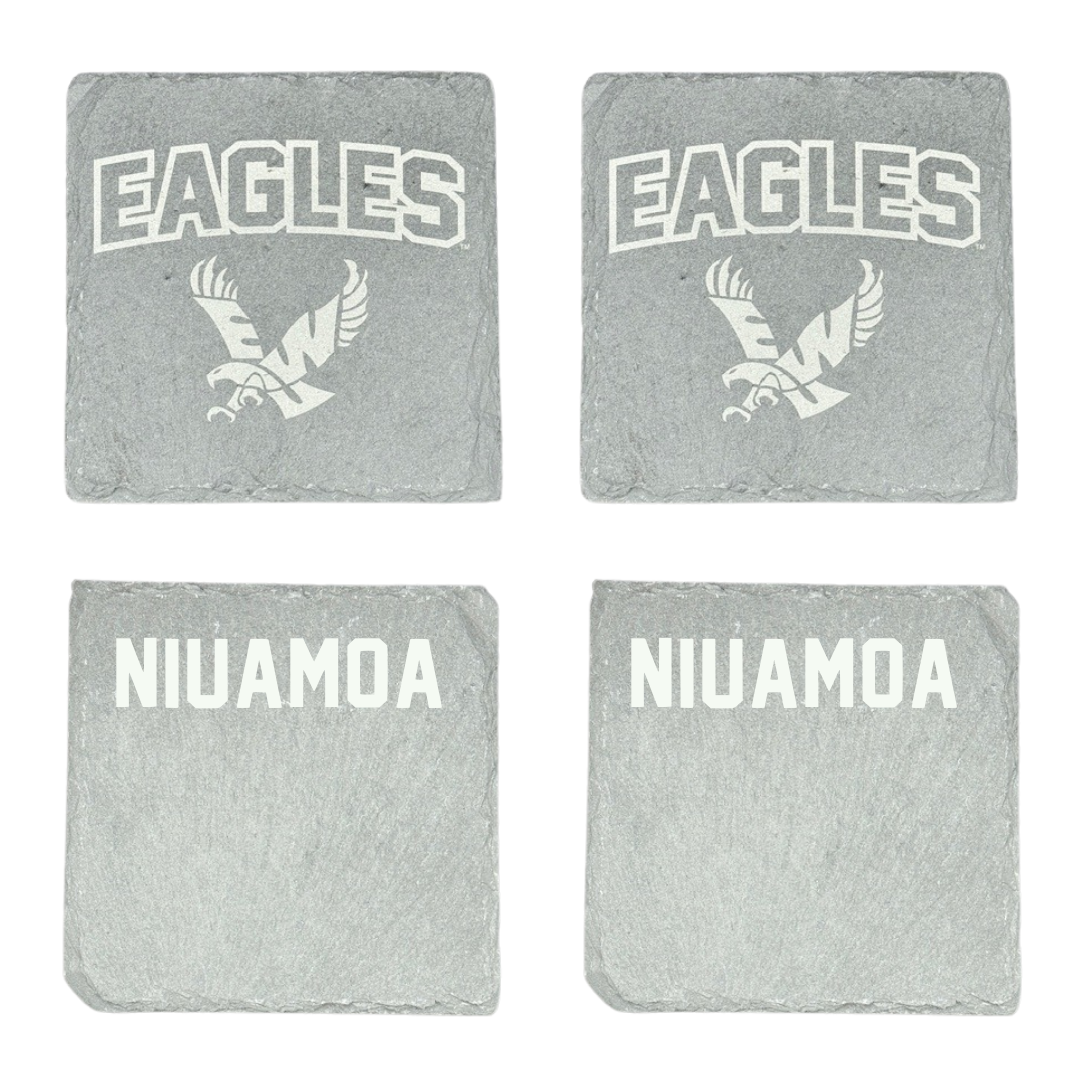 Eastern Washington University TF and XC Stone Coaster (4 Pack)  - JJ Niuamoa