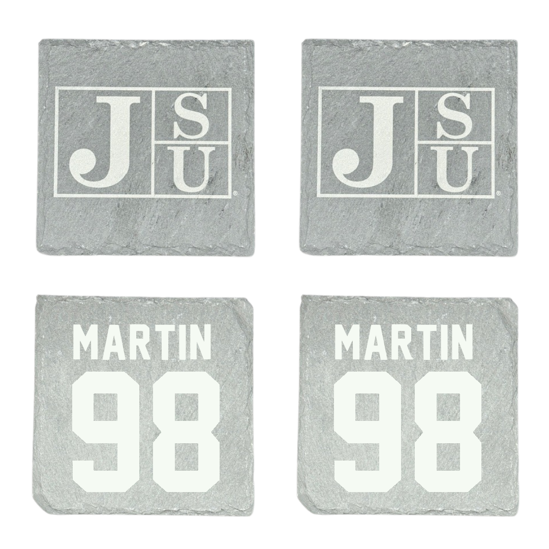 Jackson State University Football Stone Coaster (4 Pack)  - #98 Tyas Martin