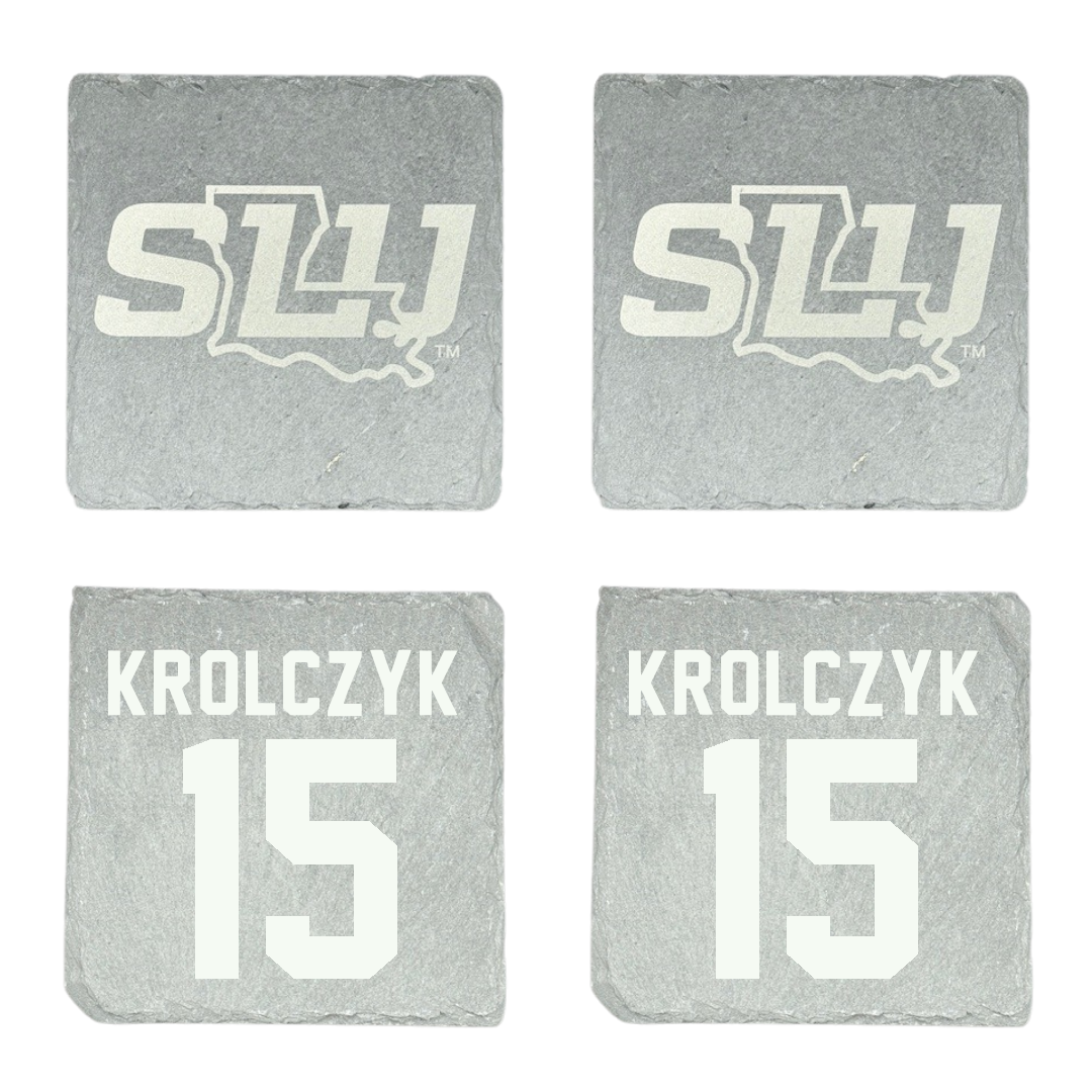 Southeastern Louisiana University Softball Stone Coaster (4 Pack)  - #15 Bailey Krolczyk