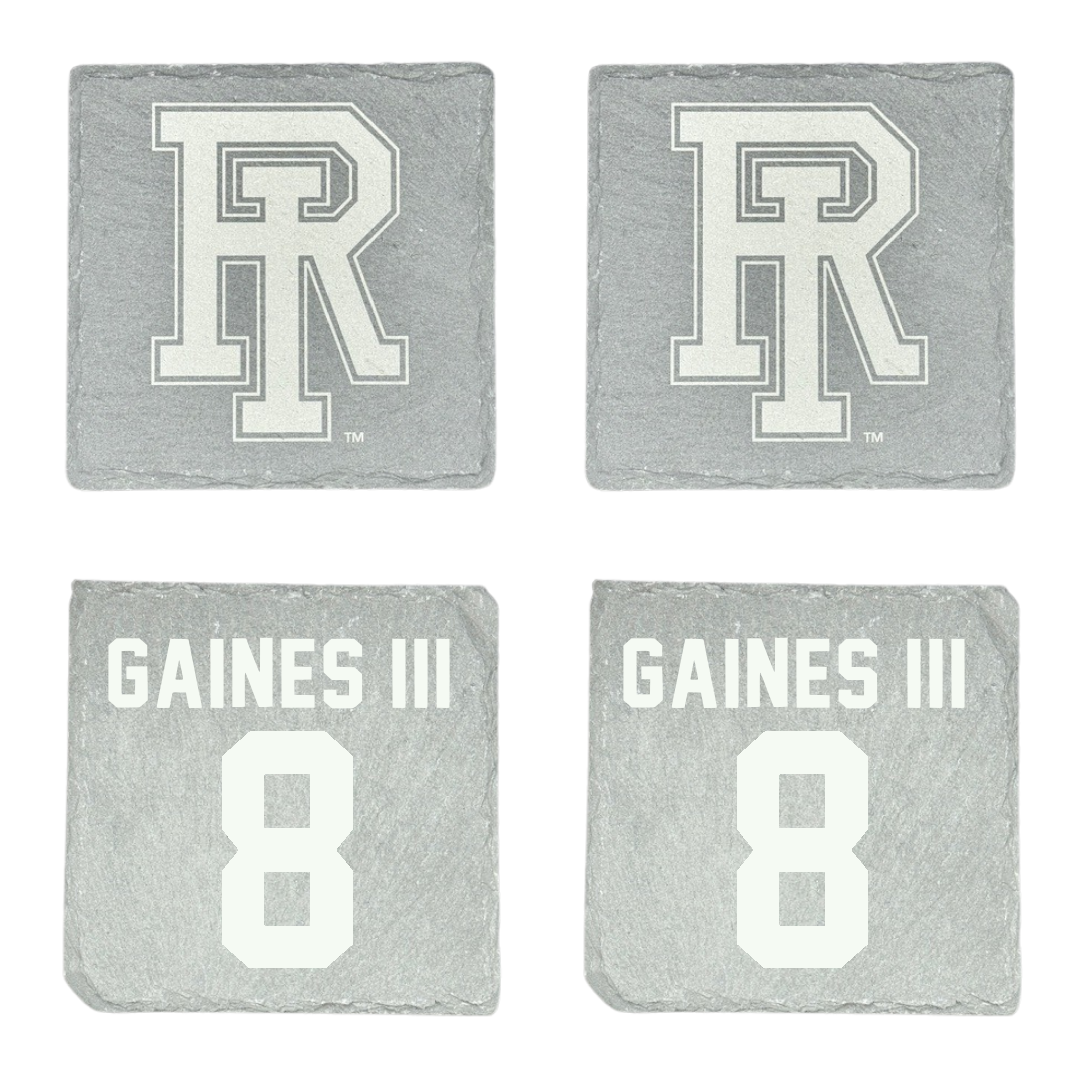 University of Rhode Island Football Stone Coaster (4 Pack)  - #8 Greg Gaines III