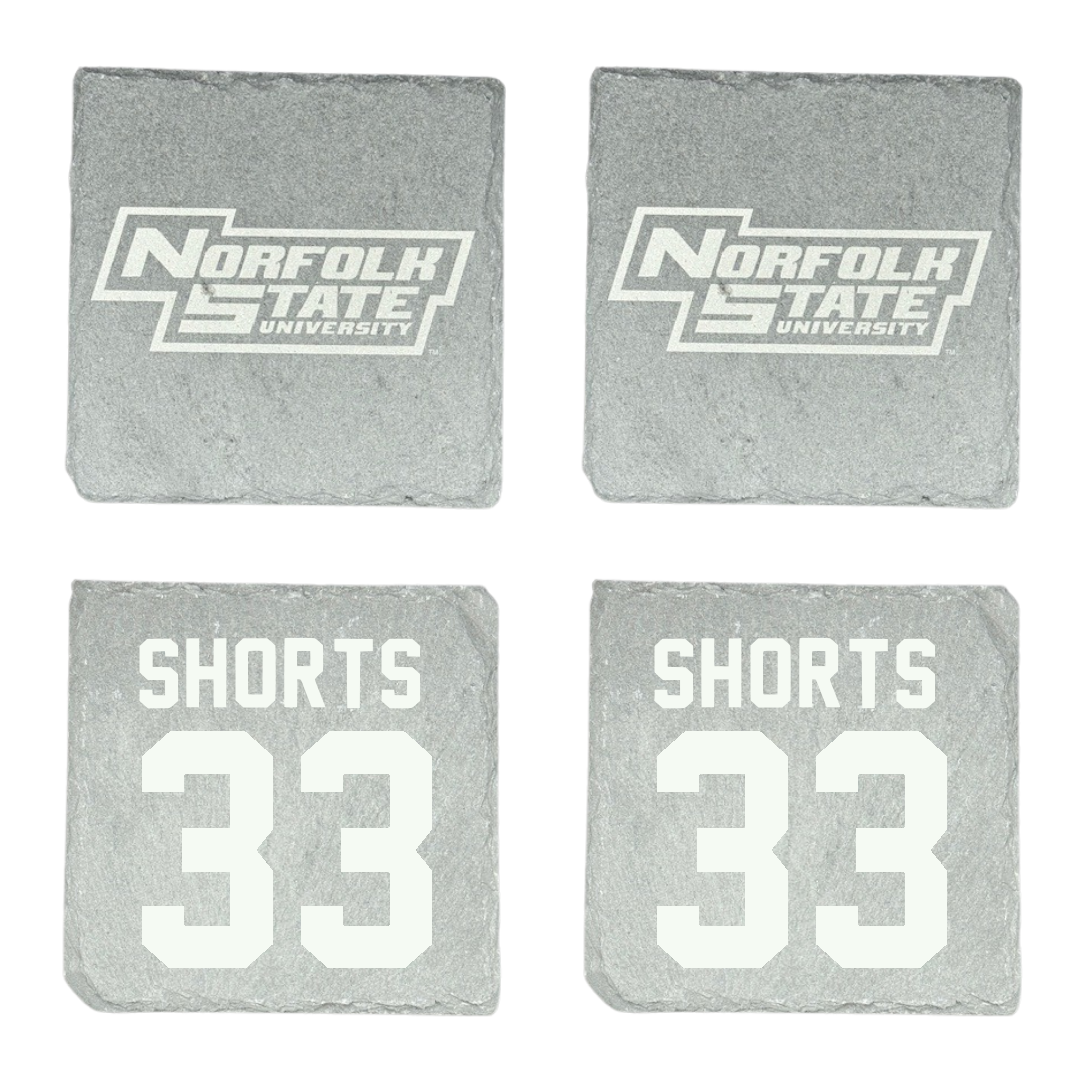 Norfolk State University Softball Stone Coaster (4 Pack)  - #33 Emory Shorts