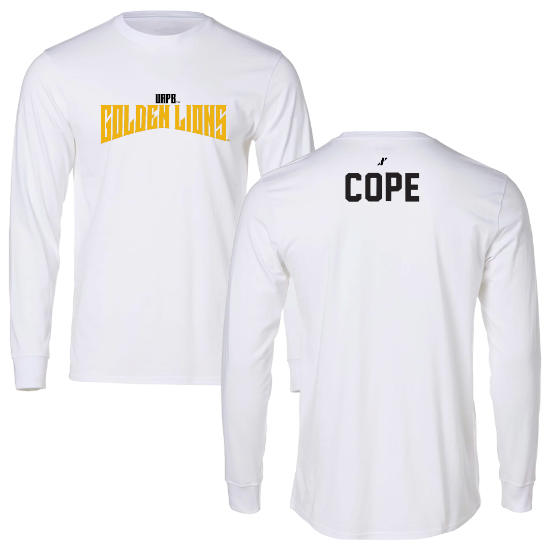 University of Arkansas-Pine Bluff TF and XC White Classic Long Sleeve - Cheriece Cope