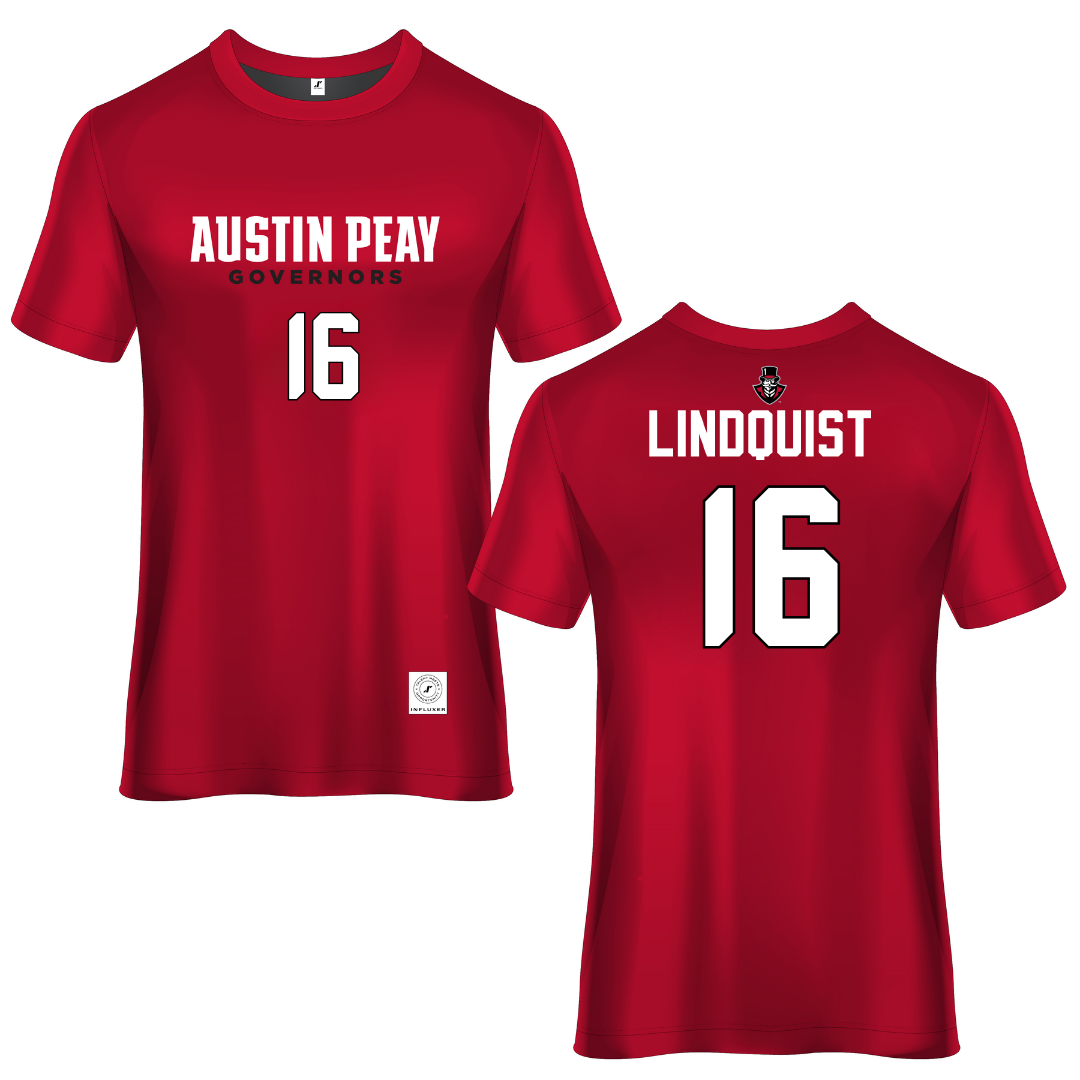 Austin Peay State University Red Soccer Jersey - #16 Haley Lindquist