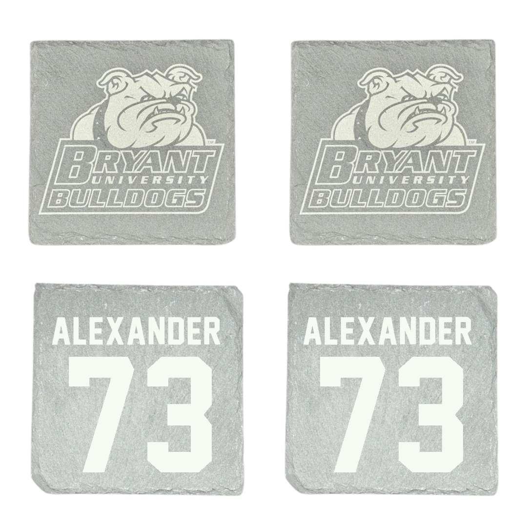 Bryant University Lacrosse Stone Coaster (4 Pack)  - #73 Teagan Alexander
