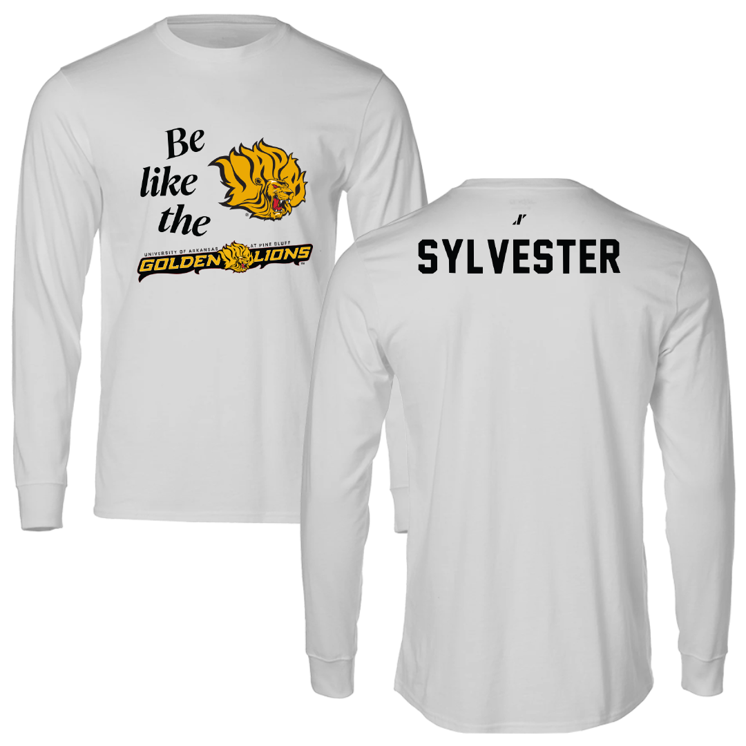 University of Arkansas-Pine Bluff TF and XC Light Gray Be Like Us Performance Long Sleeve - Jared Sylvester