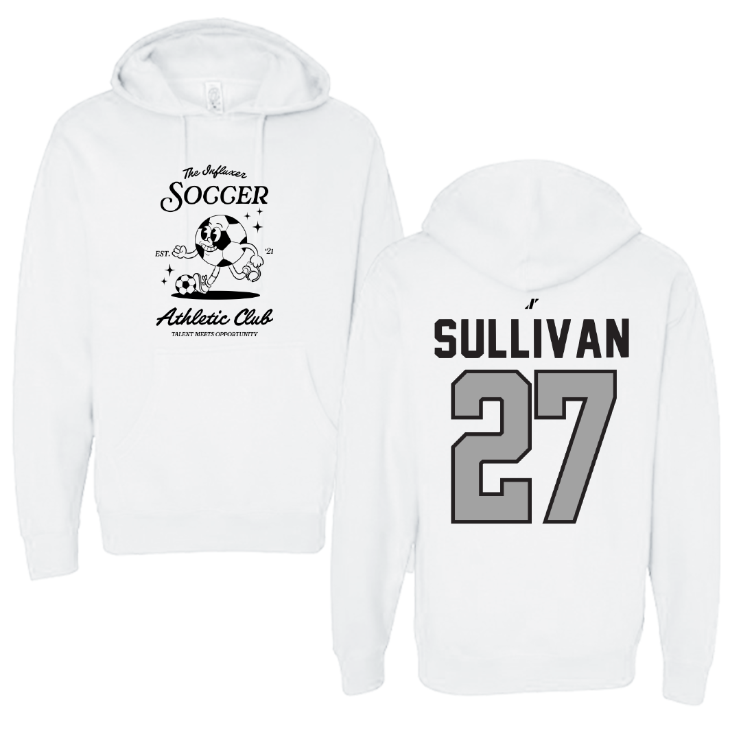 Soccer White Influxer Athletic Club Hoodie - #27 Piper Sullivan