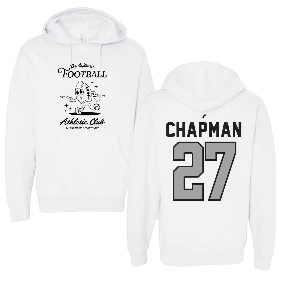 Football White Influxer Athletic Club Hoodie - #27 Gil Chapman