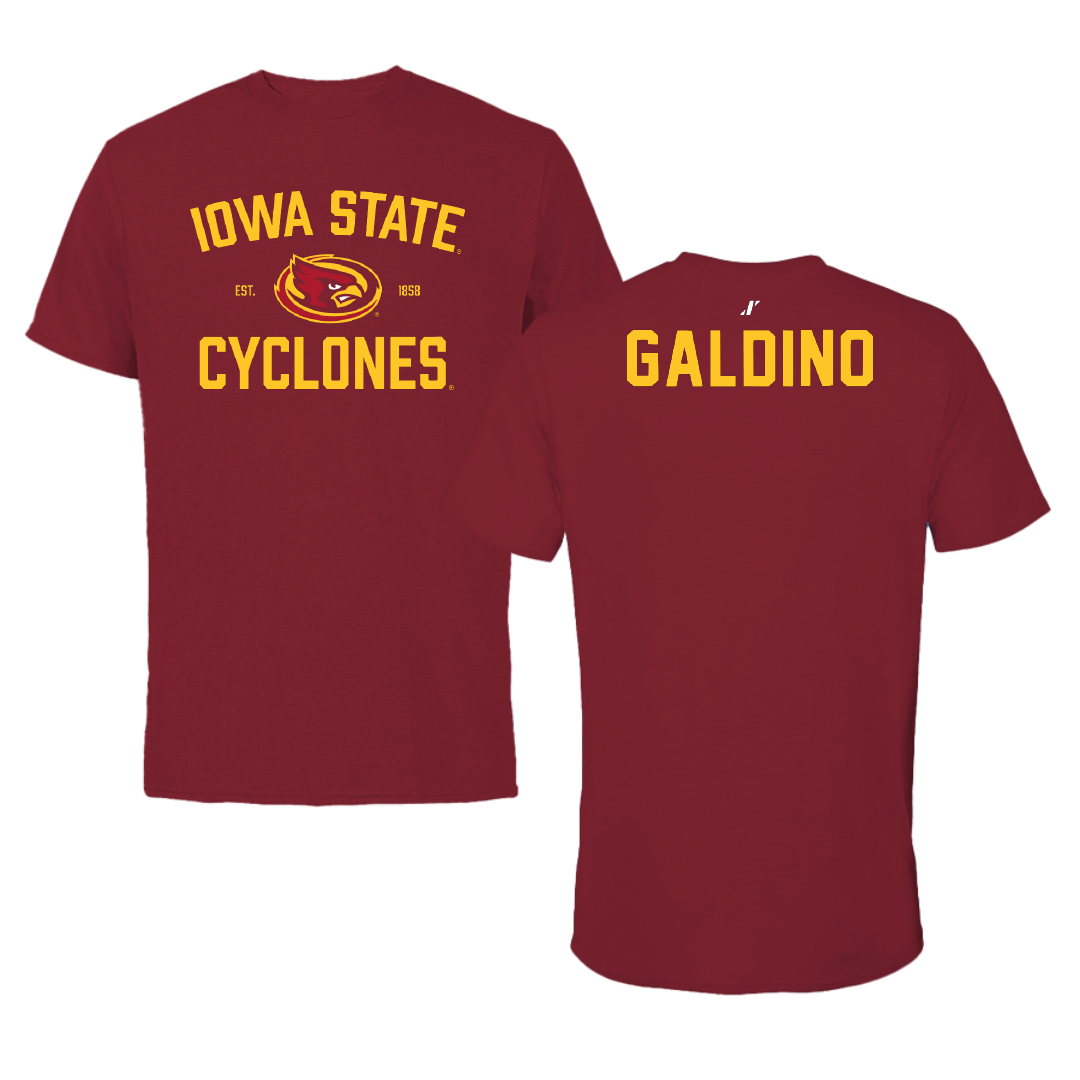 Iowa State University TF and XC Cardinal General Tee - Emanuel Galdino