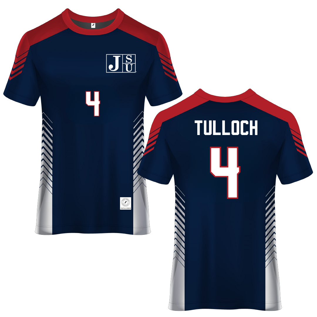 Jackson State University Blue Soccer Jersey - #4 Kiana Tulloch