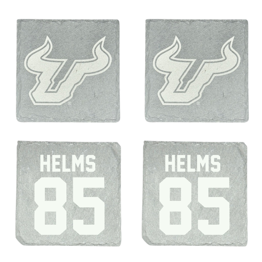 University of South Florida Football Stone Coaster (4 Pack)  - #85 Christian Helms