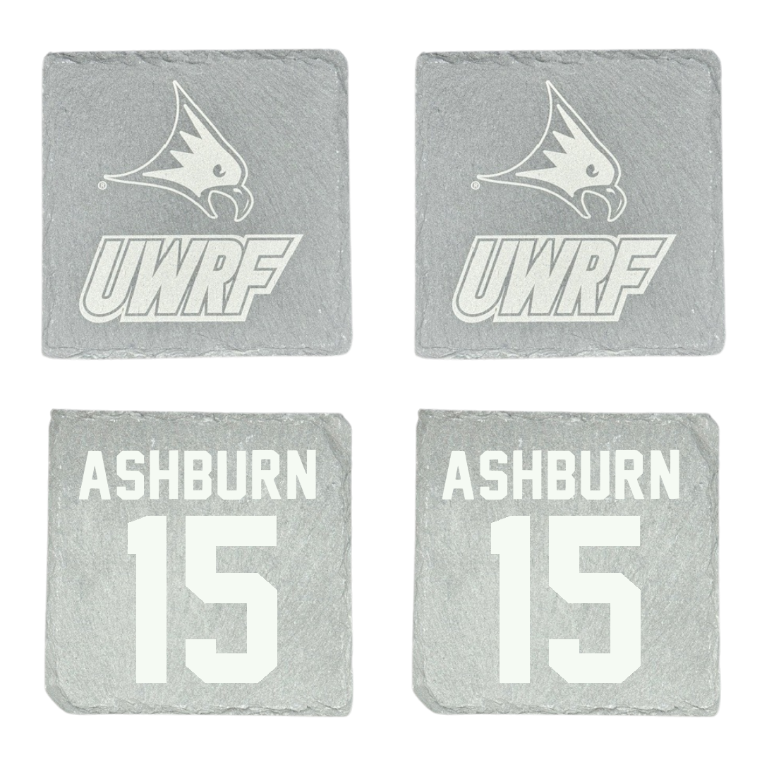 University of Wisconsin-River Falls Basketball Stone Coaster (4 Pack)  - #15 Riley Ashburn
