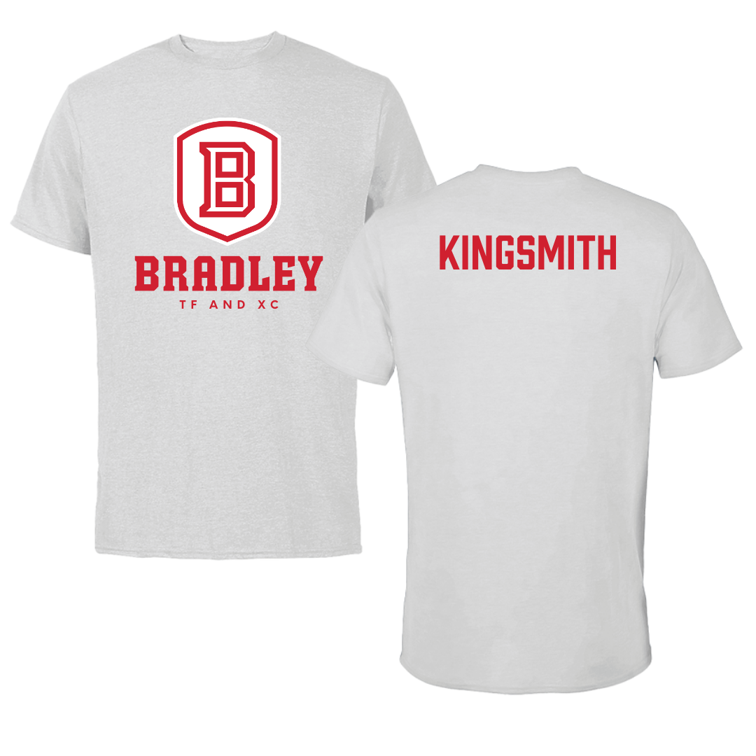 Bradley University TF and XC Gray Performance Tee - Kaden Kingsmith