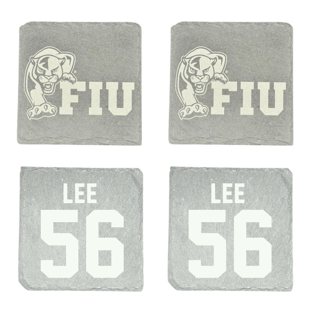Florida International University Football Stone Coaster (4 Pack)  - #56 JaDarious Lee