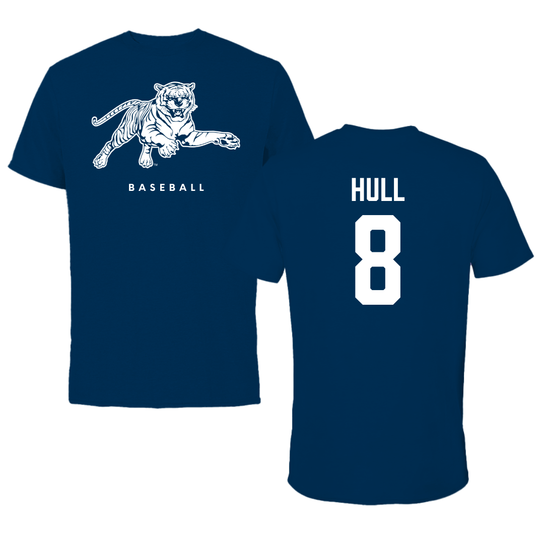 Jackson State University Baseball Navy Tee - #8 Davione Hull