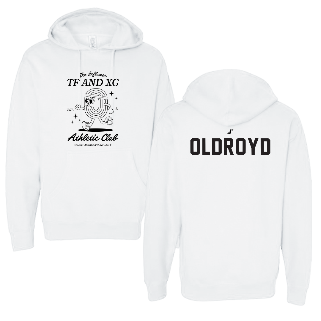 TF and XC White Influxer Athletic Club Hoodie - Kelsi Oldroyd