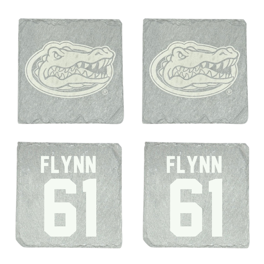 University of Florida Football Stone Coaster (4 Pack)  - #61 Nicolas Flynn