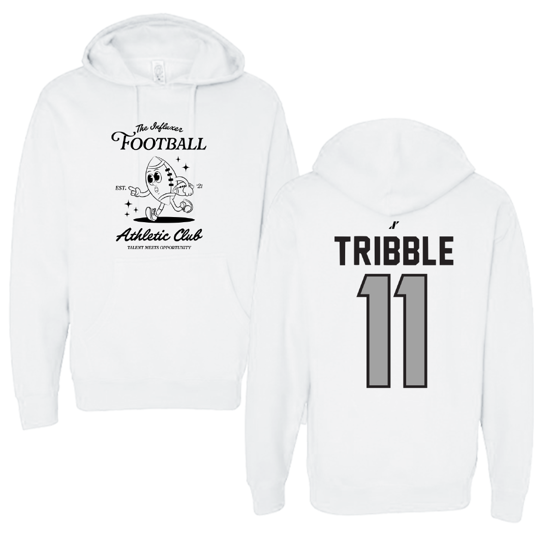 Football White Influxer Athletic Club Hoodie - #11 Nolan Tribble