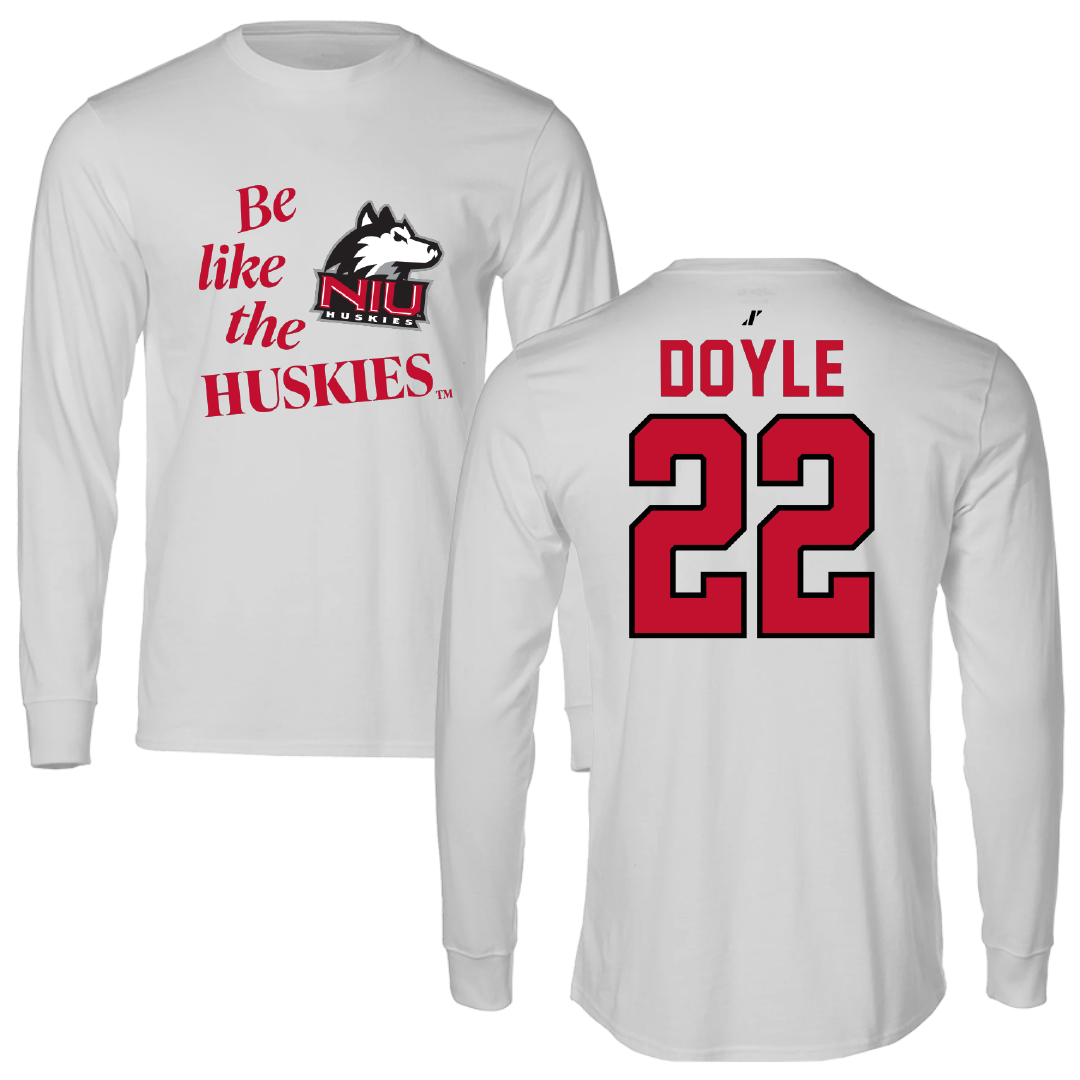 Northern Illinois University Basketball Light Gray Be Like Us Performance Long Sleeve - #22 Alecia Doyle