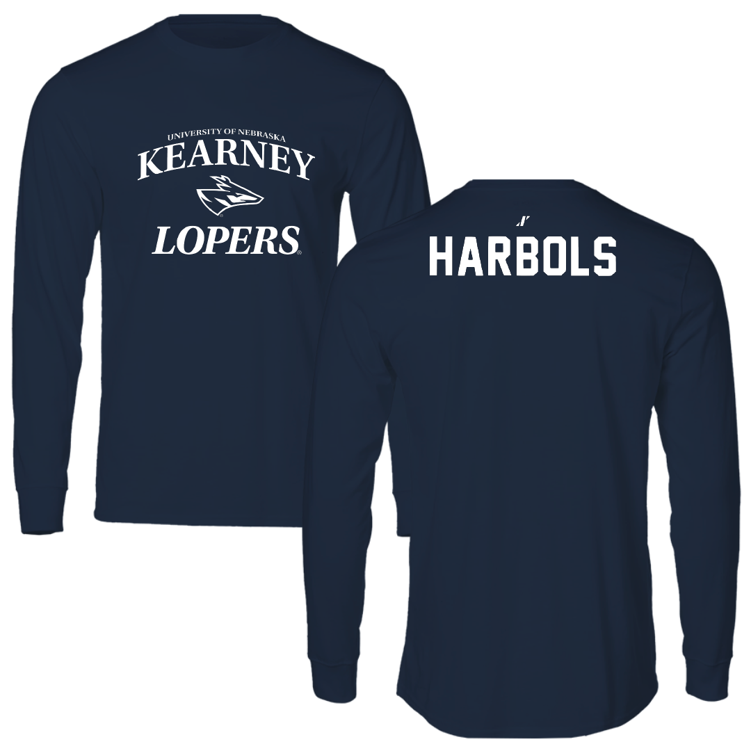 University of Nebraska at Kearney TF and XC Navy General Performance Long Sleeve - Richard Harbols
