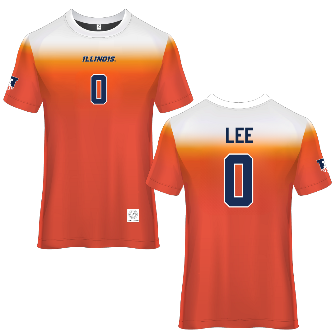 University of Illinois Orange Soccer Jersey - #0 Izzy Lee