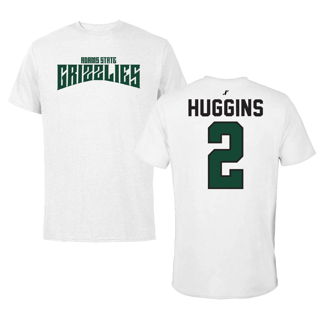 Adams State University Volleyball White Classic Tee - #2 Anna Huggins