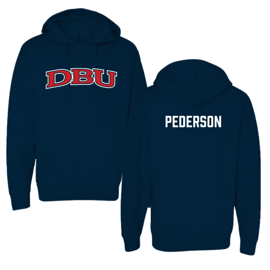 Dallas Baptist University TF and XC Navy Hoodie - Maddox Pederson