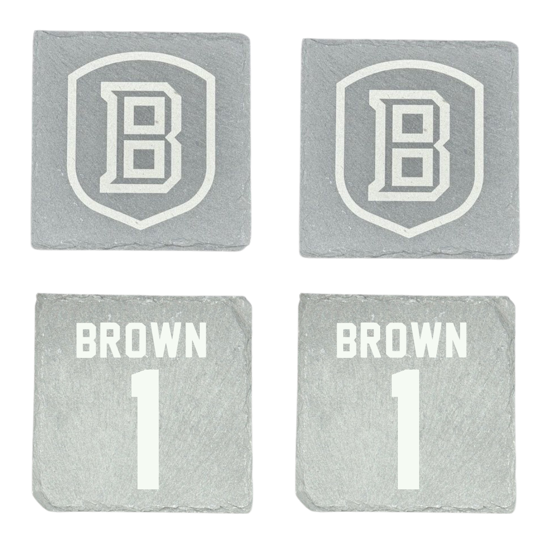 Bradley University Volleyball Stone Coaster (4 Pack)  - #1 Corrie Brown