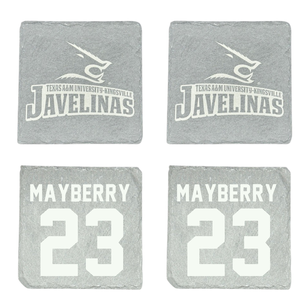 Texas A&M University-Kingsville Football Stone Coaster (4 Pack)  - #23 Darian Mayberry
