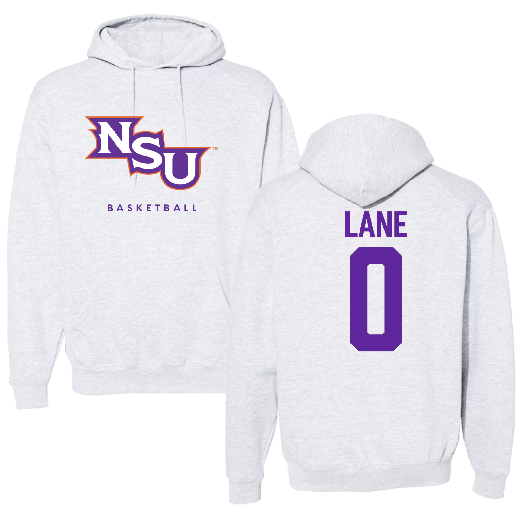 Northwestern State University Basketball Gray Hoodie - #0 Jimel Lane