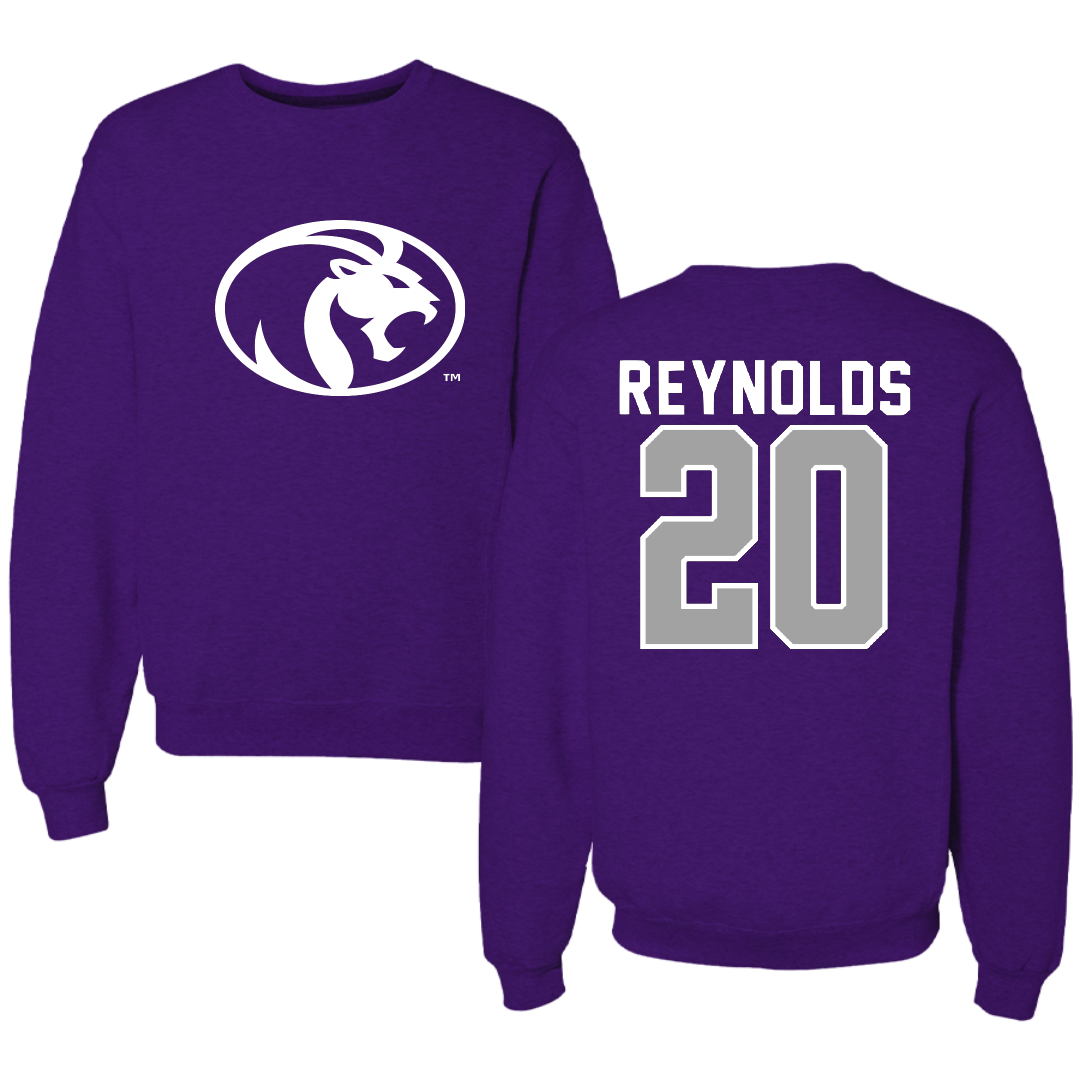 University of North Alabama Soccer Purple Crewneck - #20 Maddie Reynolds