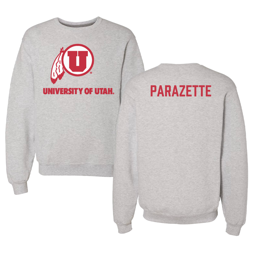 University of Utah Skiing Gray Crewneck - Oliver Parazette