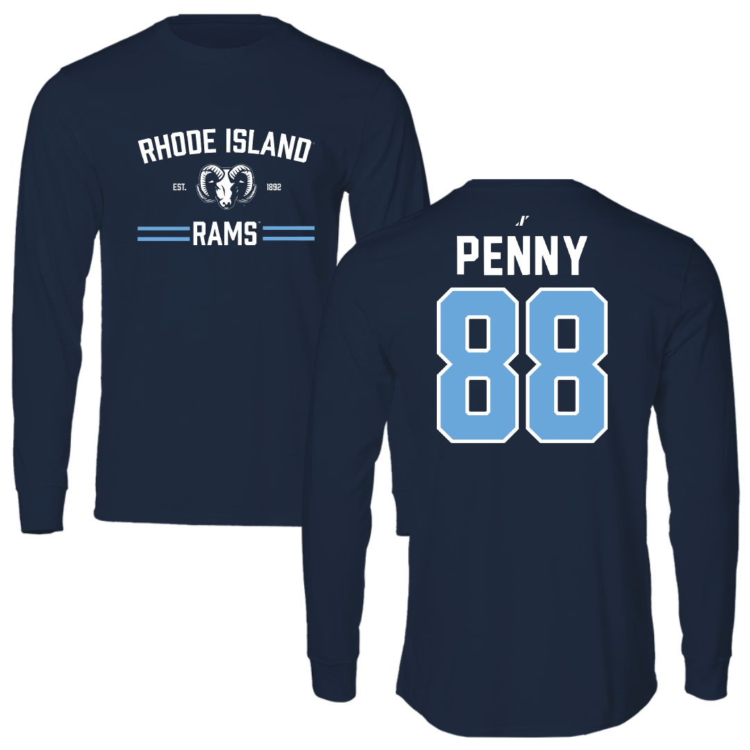 University of Rhode Island Soccer Navy General Performance Long Sleeve - #88 Cierra Penny