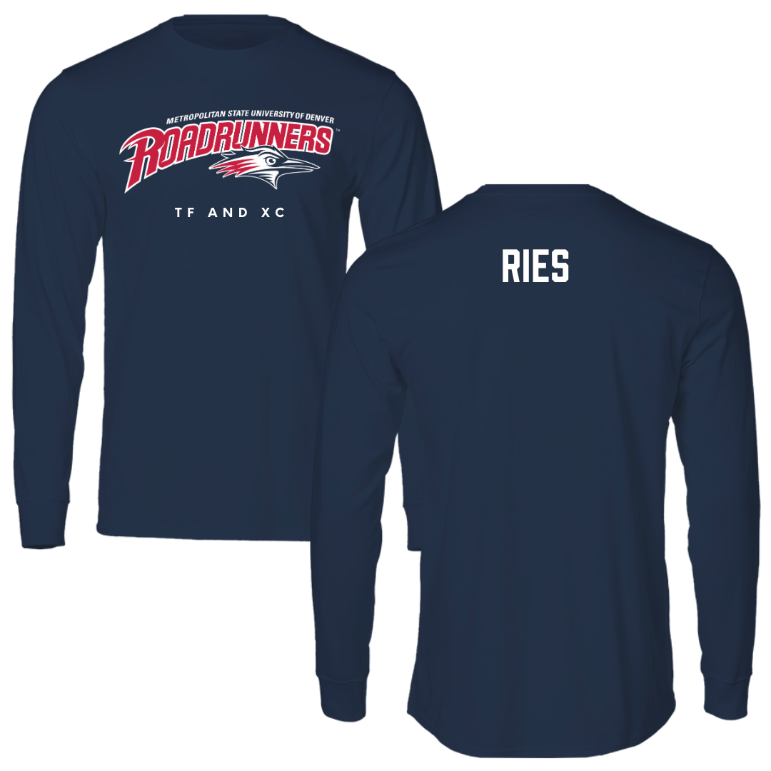Metropolitan State University of Denver TF and XC Navy Performance Long Sleeve - Maya Ries