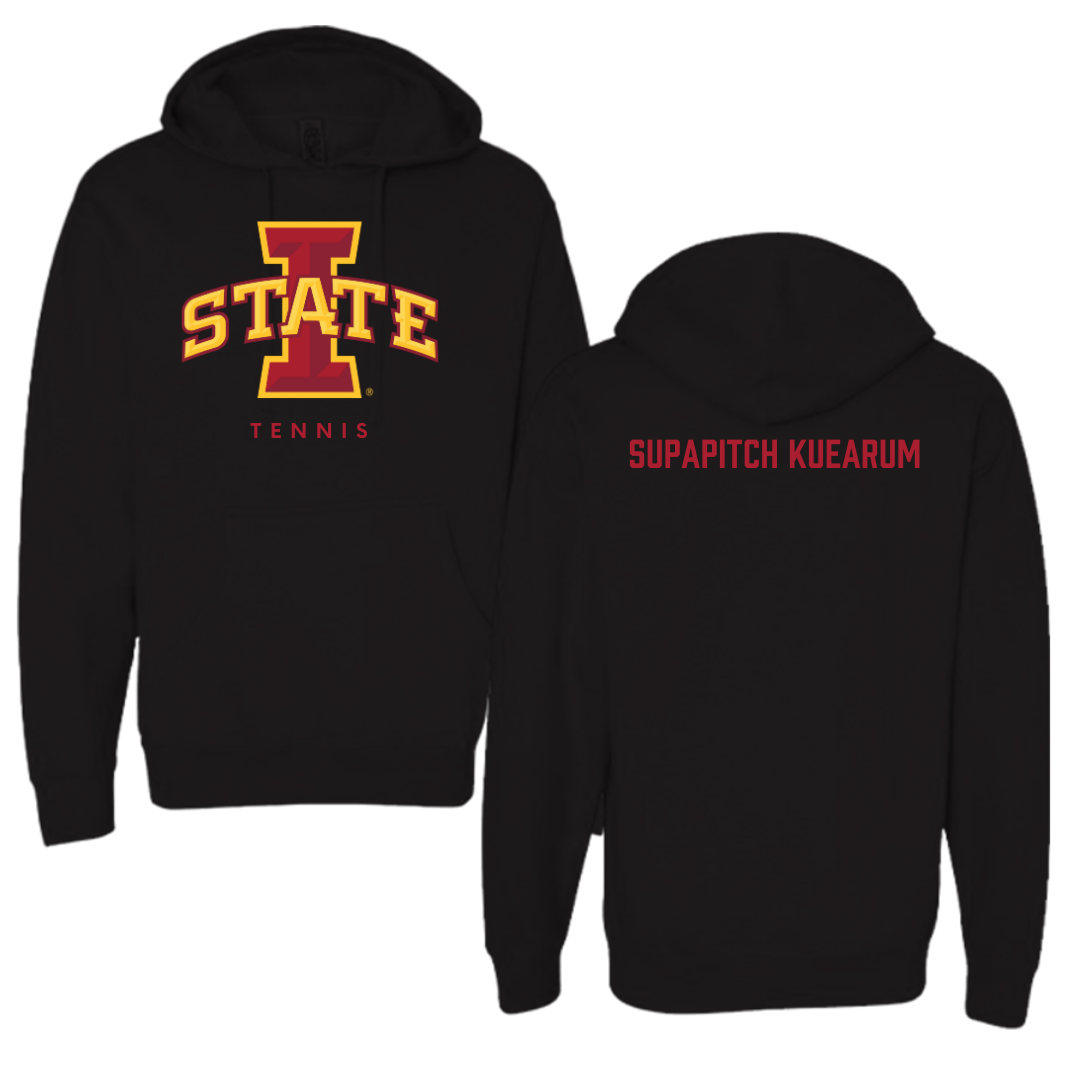 Iowa State University Tennis Black Hoodie - Anna Supapitch Kuearum