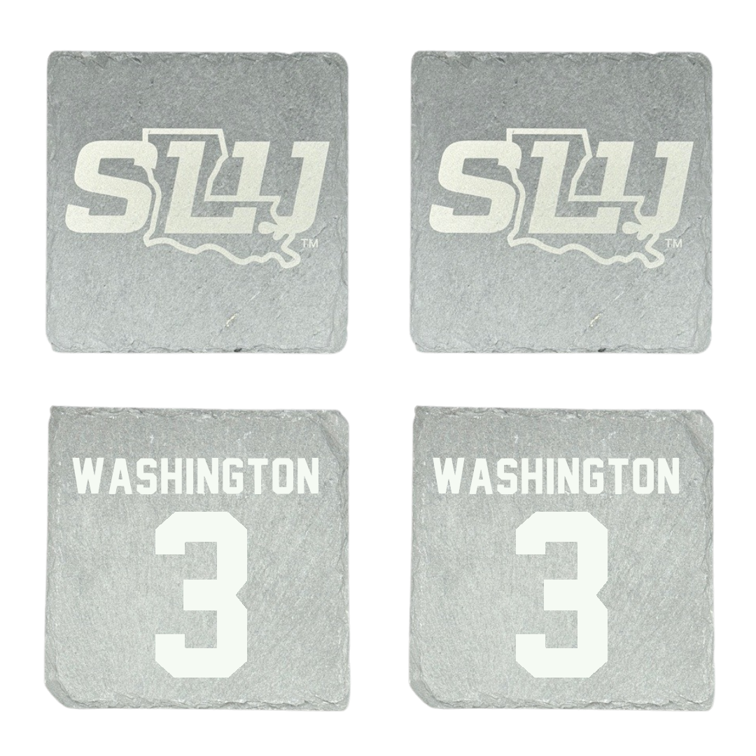 Southeastern Louisiana University Basketball Stone Coaster (4 Pack)  - #3 Allasia Washington