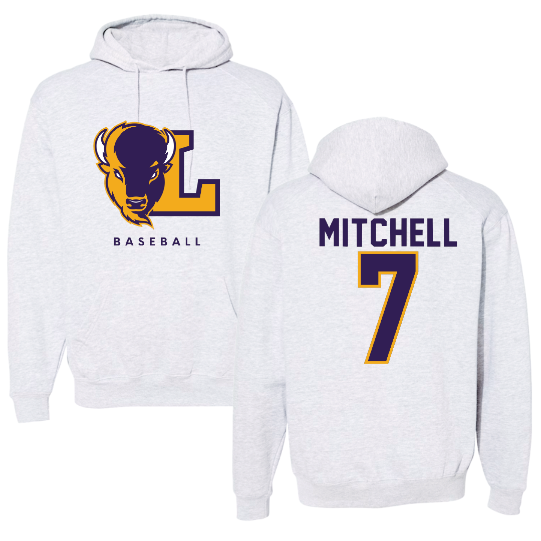 Lipscomb University Baseball Gray Hoodie - #7 Joey Mitchell