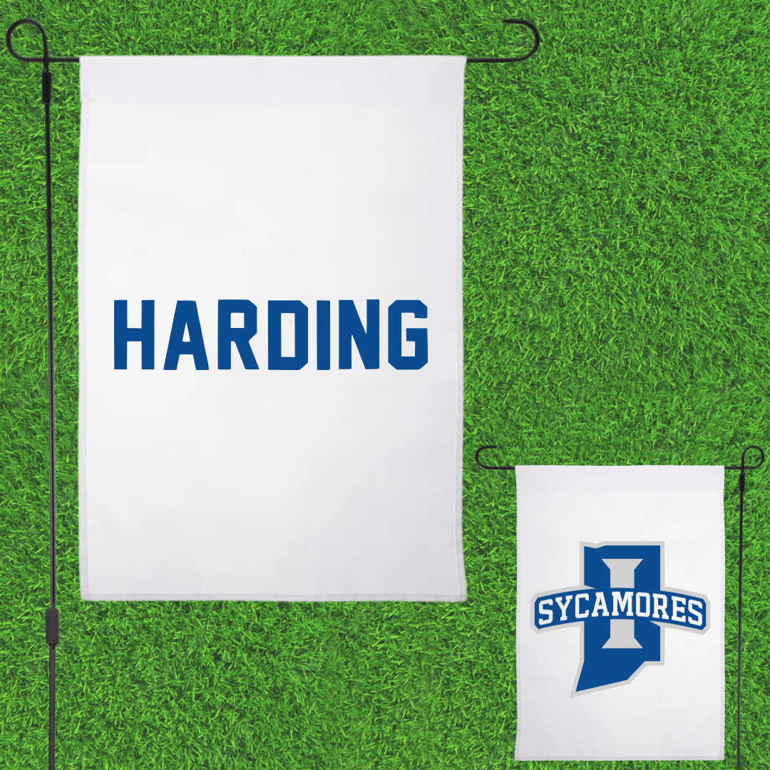 Indiana State University Basketball White Garden Flag - Markus Harding