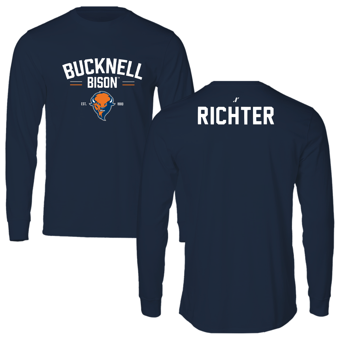 Bucknell University Golf Navy General Long Sleeve - Paige Richter
