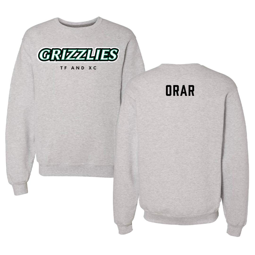 Adams State University TF and XC Gray Grizzlies Crewneck - Aron Orar