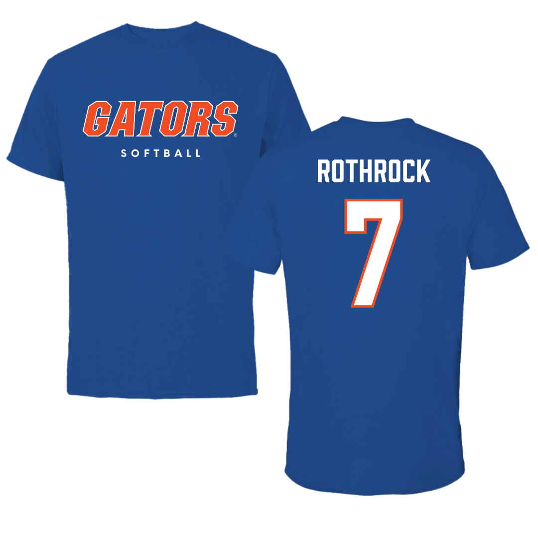 University of Florida Softball True Royal Tee - #7 Keagan Rothrock