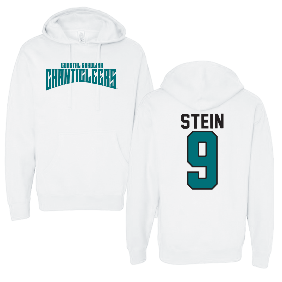 Coastal Carolina University Beach Volleyball White Classic Hoodie - #9 Jillian Stein