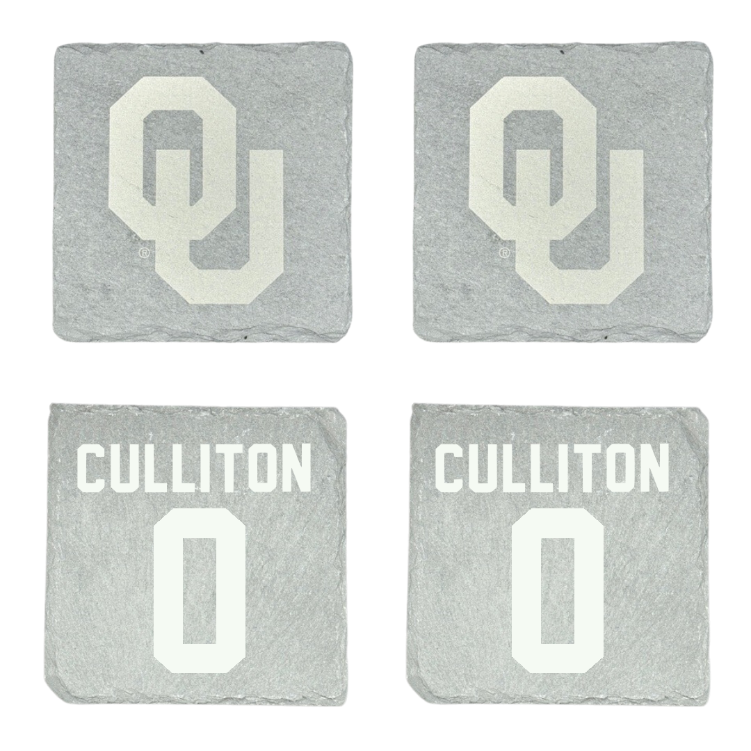 University of Oklahoma Basketball Stone Coaster (4 Pack)  - #0 Beatrice Culliton