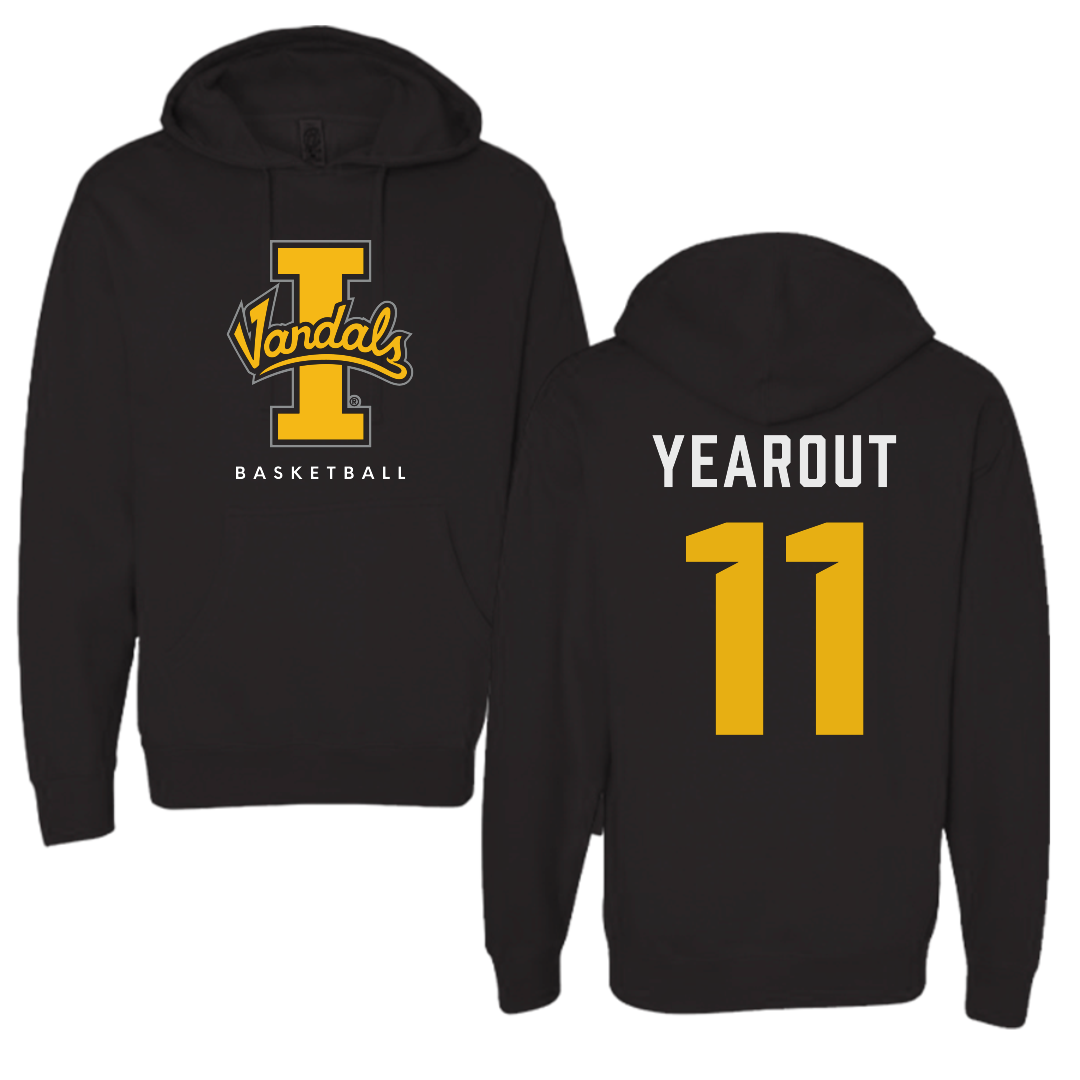University of Idaho Basketball Black Vandals Hoodie - #11 Titus Yearout