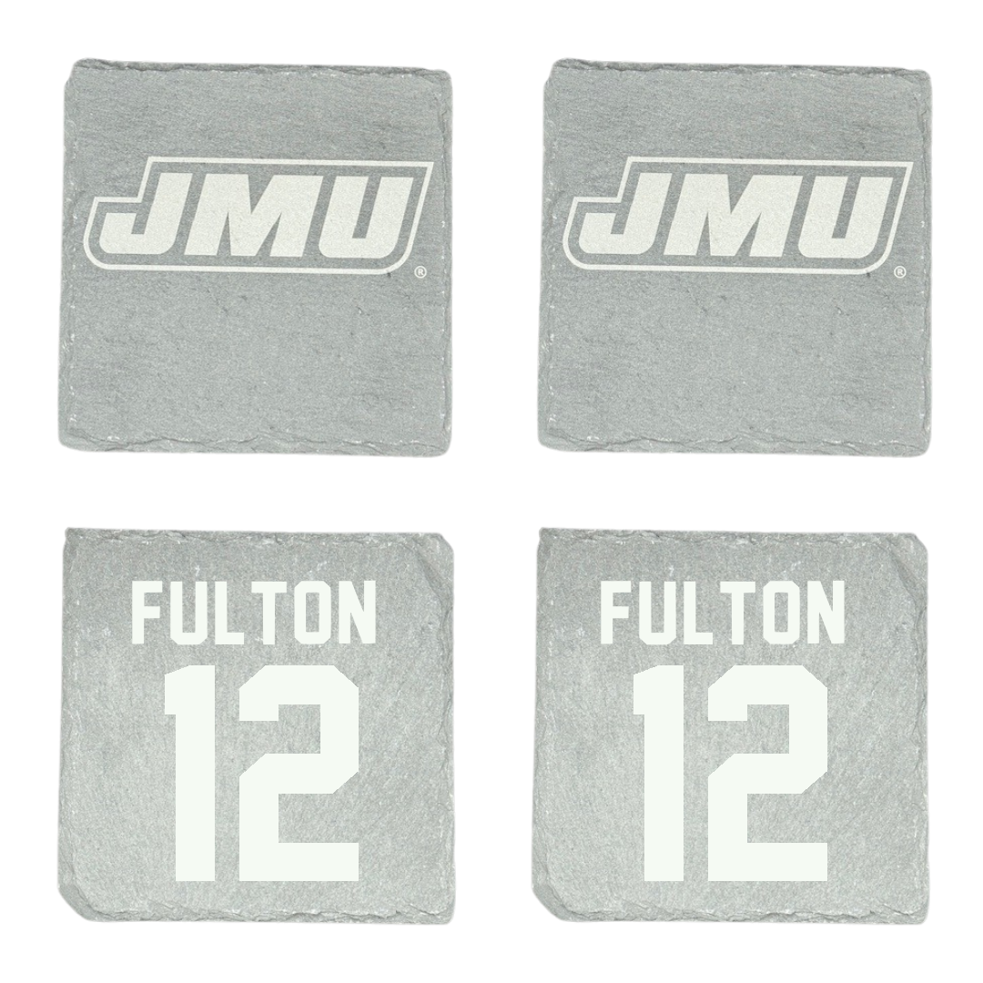 James Madison University Softball Stone Coaster (4 Pack)  - #12 Lauren Fulton