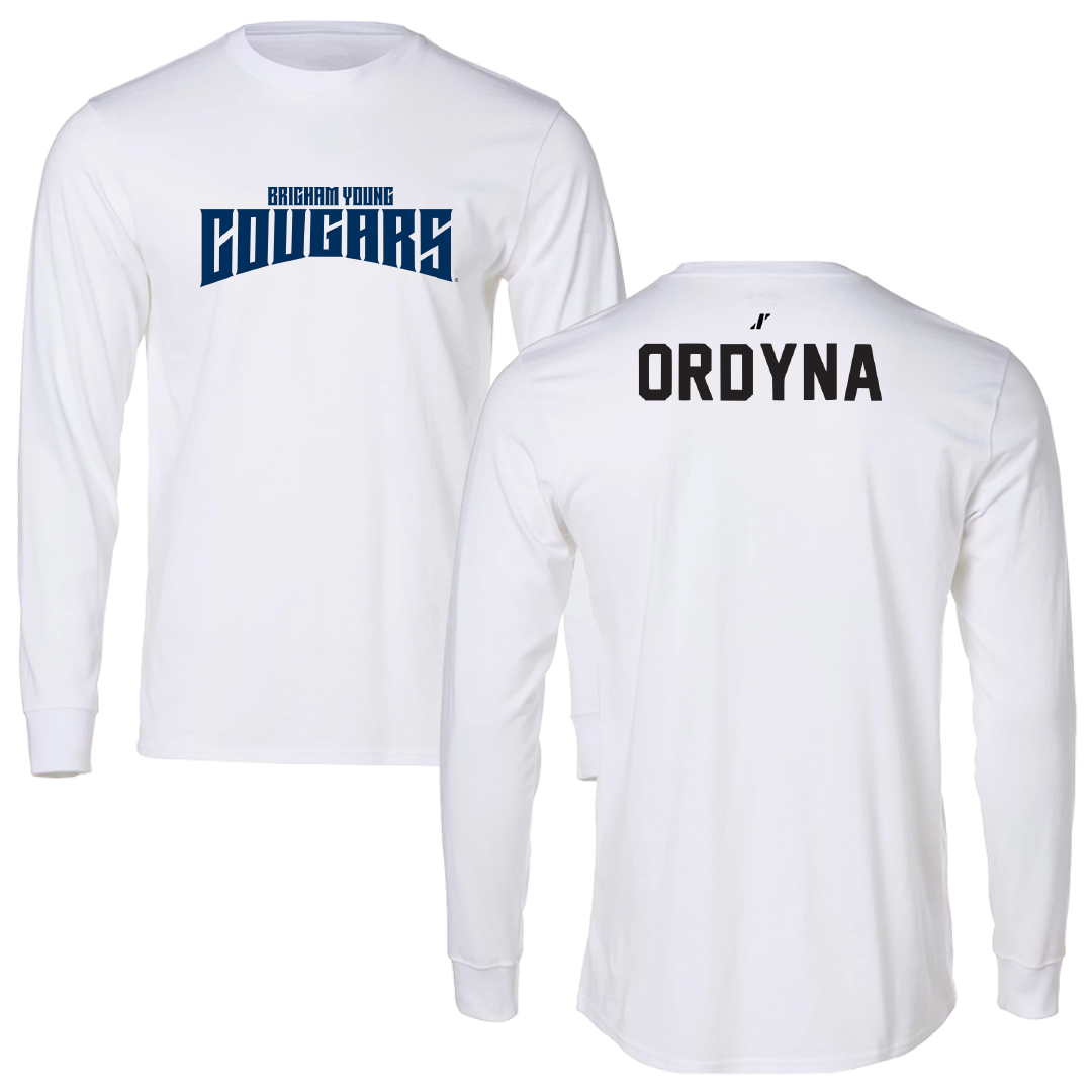 Brigham Young University Swimming & Diving White Classic Long Sleeve - Aubryn Ordyna