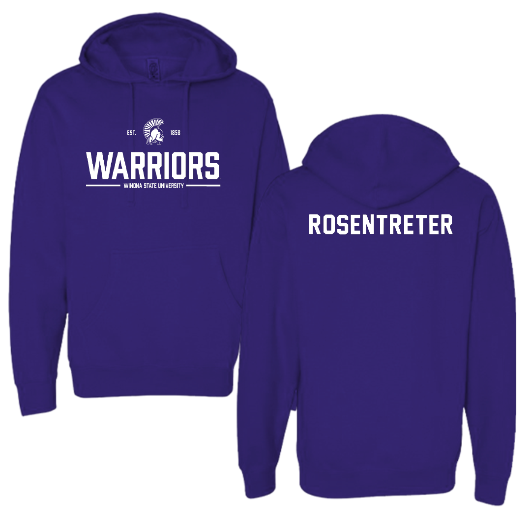 Winona State University Tennis Purple General Hoodie - Halle Rosentreter