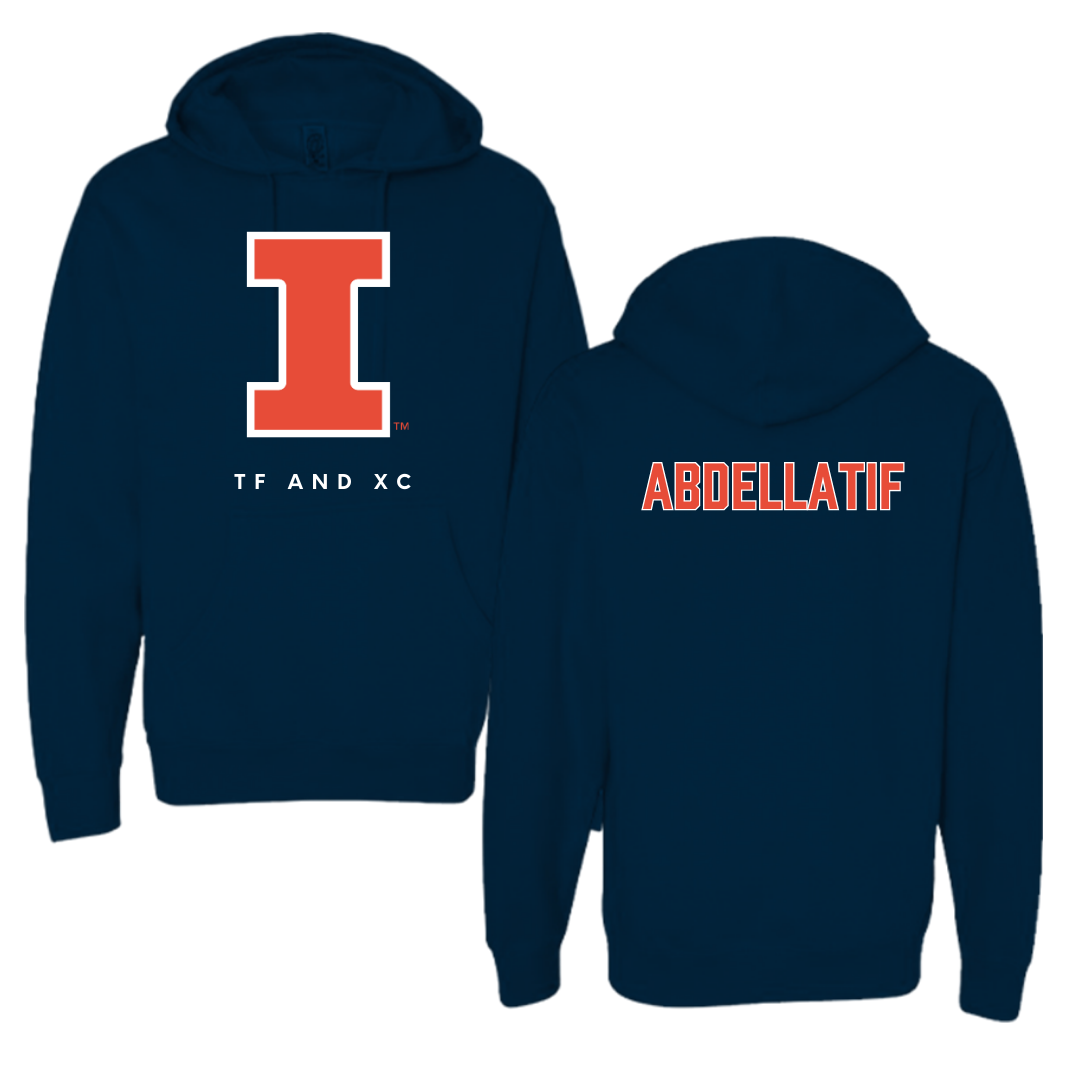University of Illinois TF and XC Navy Hoodie - Noor Abdellatif