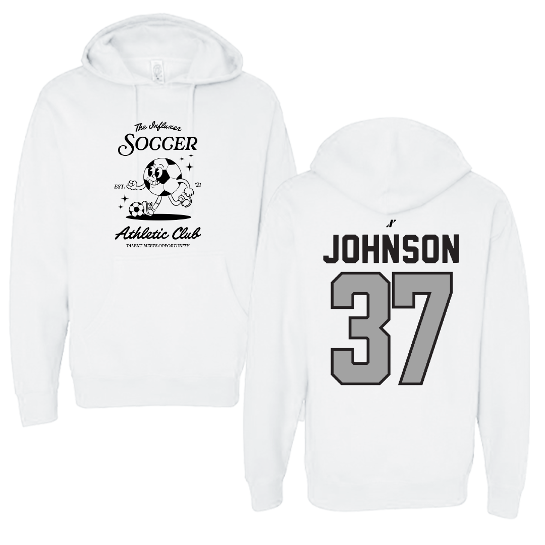 Soccer White Influxer Athletic Club Hoodie - #37 Chance Johnson