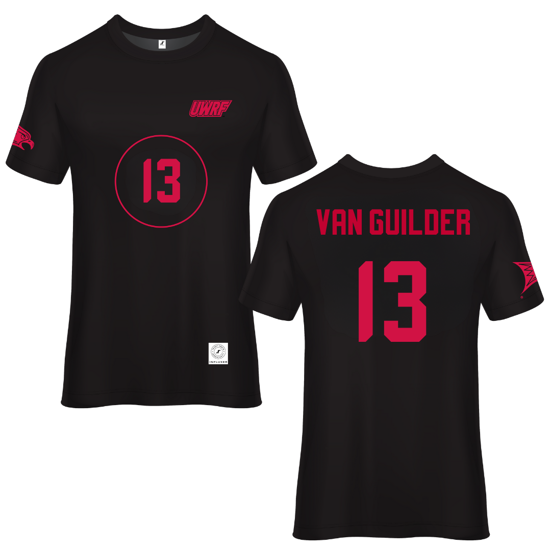 University of Wisconsin-River Falls Black Soccer Jersey - #13 Greta Van Guilder