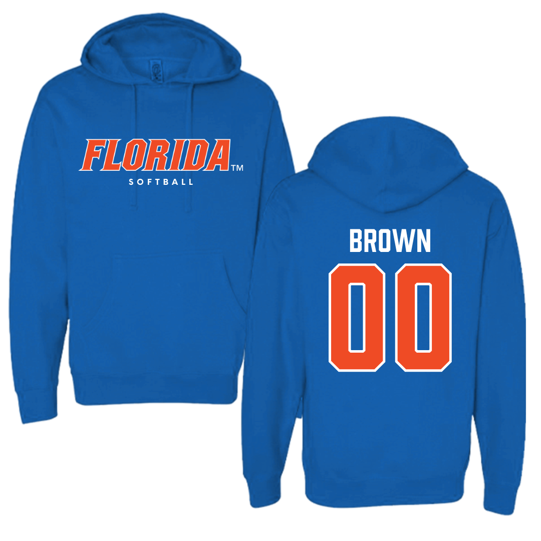 University of Florida Softball Royal Blue Hoodie - #00 Ava Brown